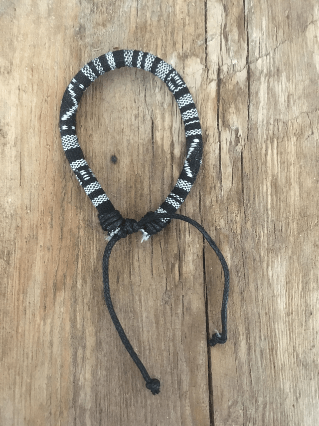 BRACELET ROND NOIR & BLANC