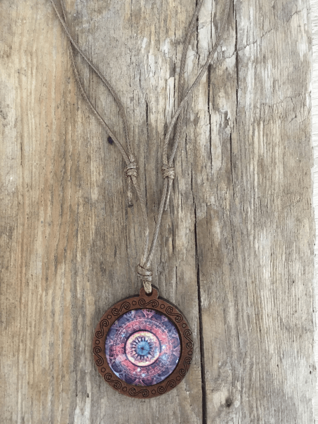 COLLIER MANDALA ROSE