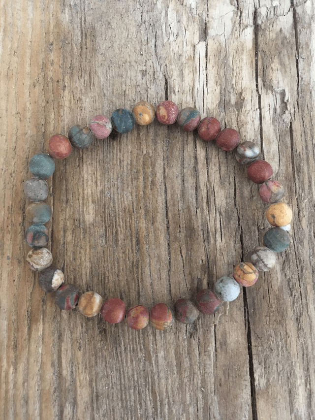 BRACELET EN PERLES DE JASPE