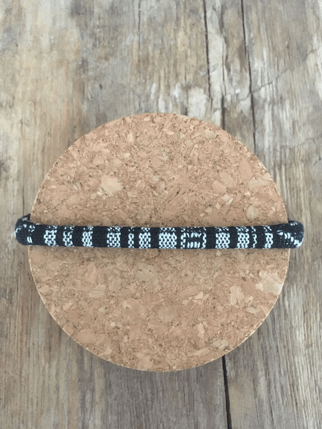 BRACELET ROND NOIR & BLANC