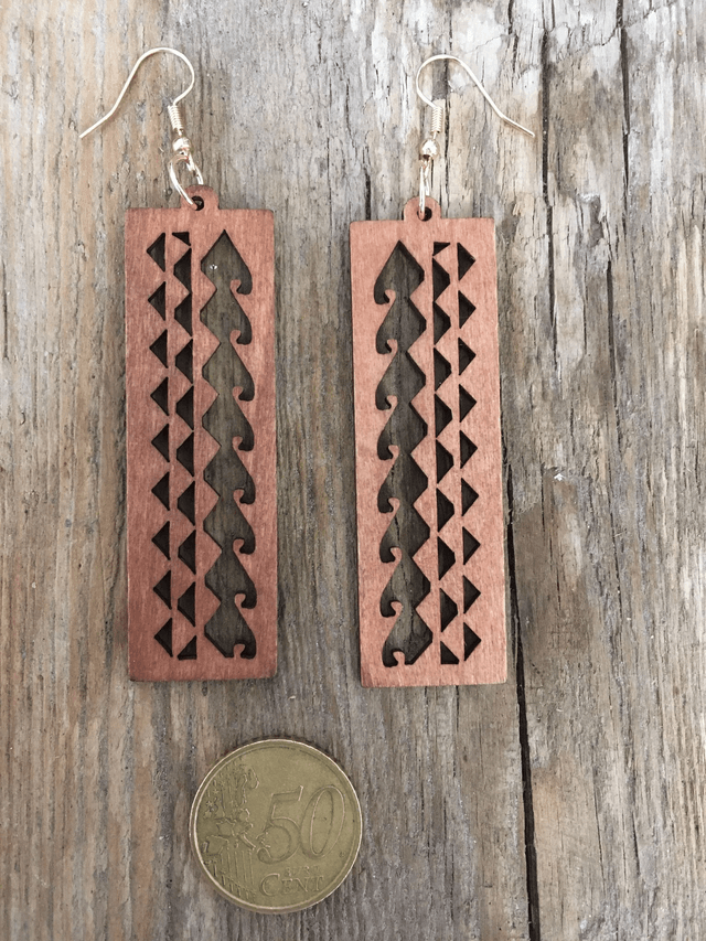 BOUCLES D'OREILLES EN BOIS