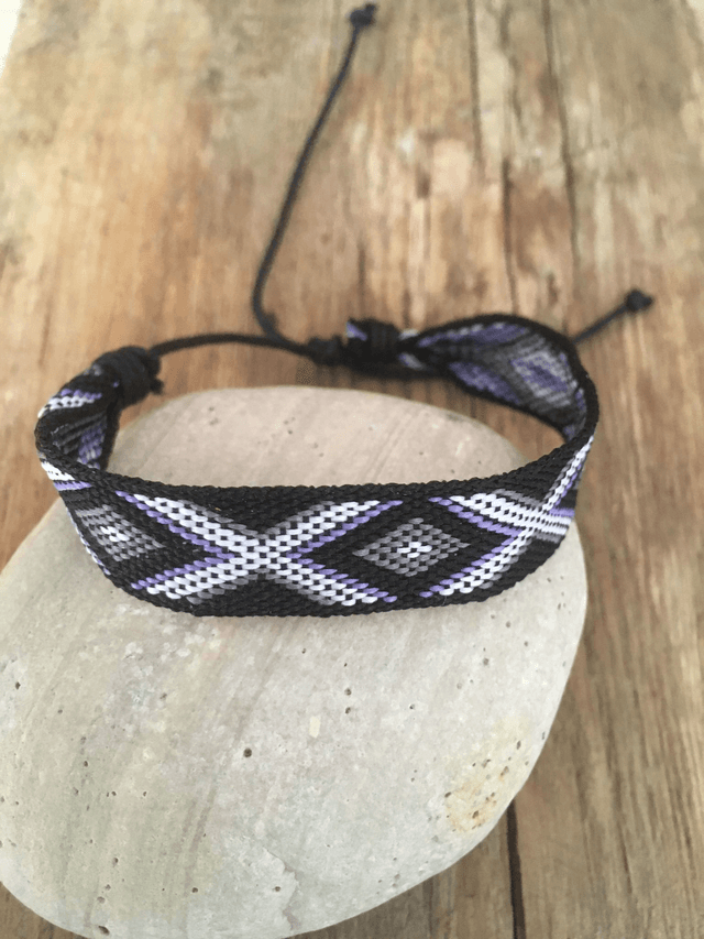 BRACELET RUBAN MOTIF ETHNIQUE