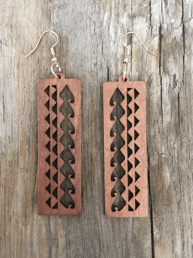 BOUCLES D&#039;OREILLES EN BOIS