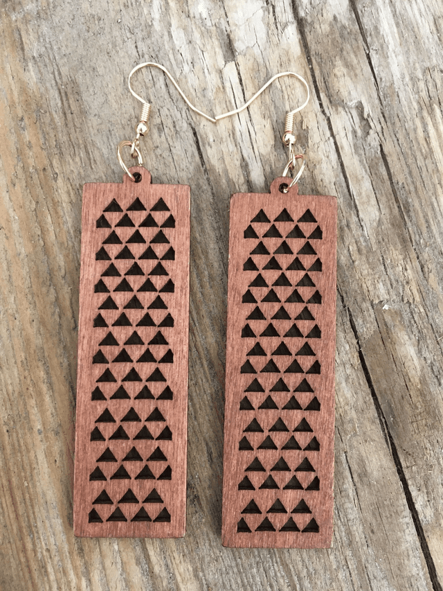 BOUCLES D&#039;OREILLES EN BOIS